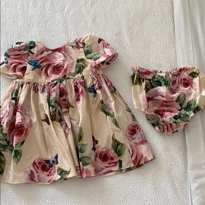 Toddler girl dolce and gabbana dress size 12-18 m